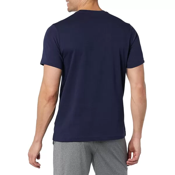 imageReebok Mens Big Logo TeeVector NavyWhite Logo
