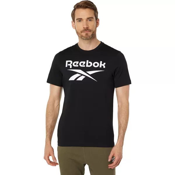 imageReebok Mens Black Big Logo Tee