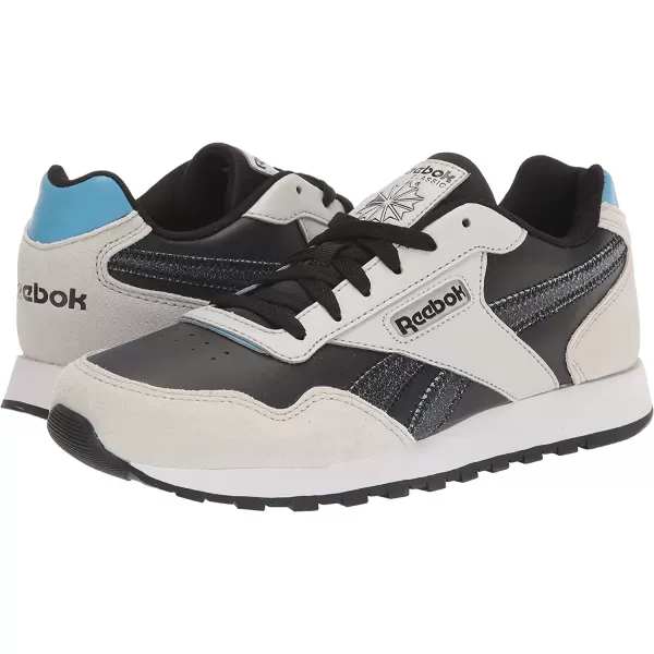 imageReebok Mens Classic Harman Run SneakerBlackArmy GreenWhite