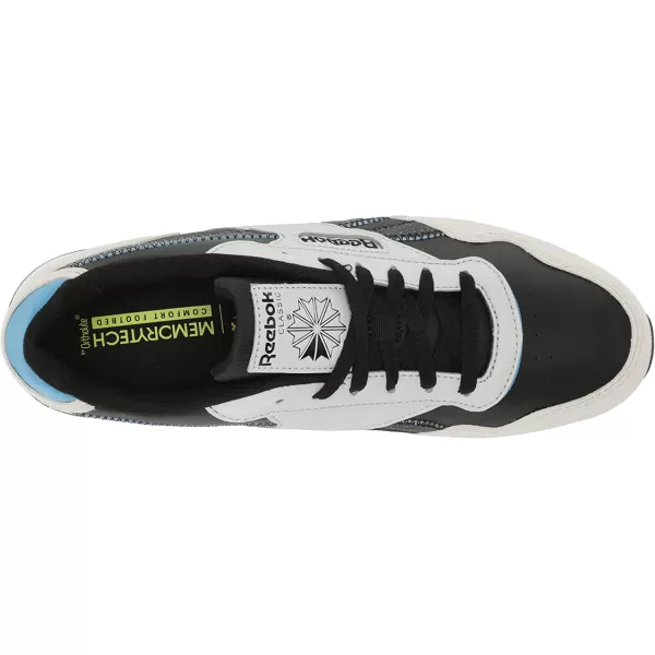 imageReebok Mens Classic Harman Run SneakerBlackArmy GreenWhite