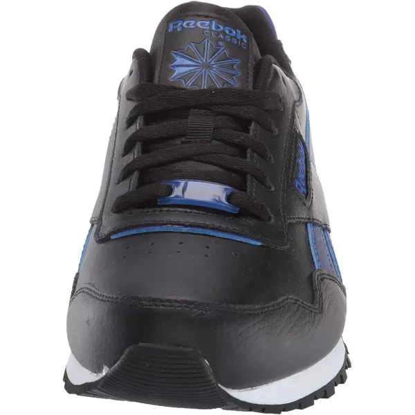 imageReebok Mens Classic Harman Run SneakerBlackCobaltWhite