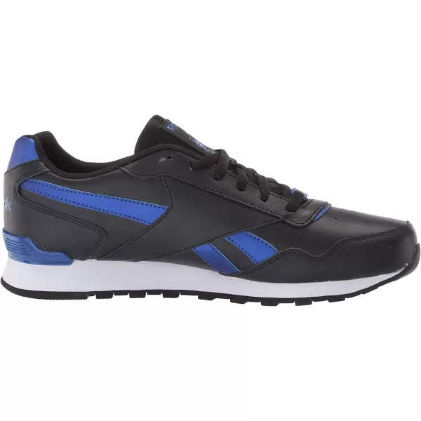 imageReebok Mens Classic Harman Run SneakerBlackCobaltWhite