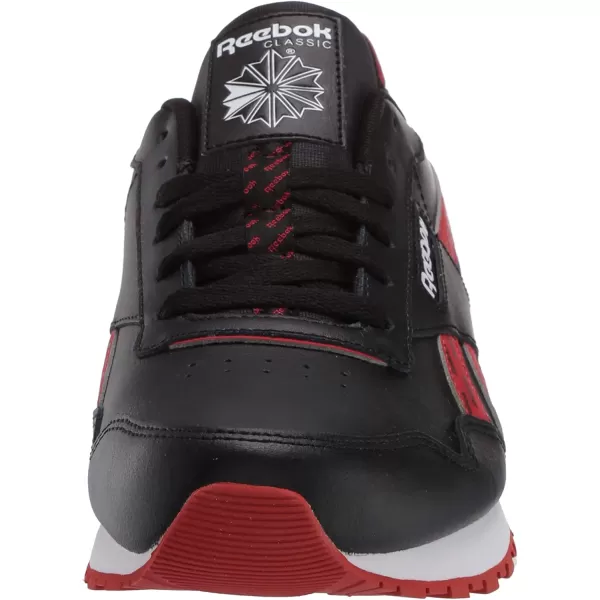 imageReebok Mens Classic Harman Run SneakerBlackLegacy RedWhite