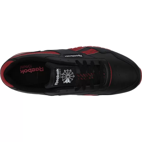 imageReebok Mens Classic Harman Run SneakerBlackLegacy RedWhite