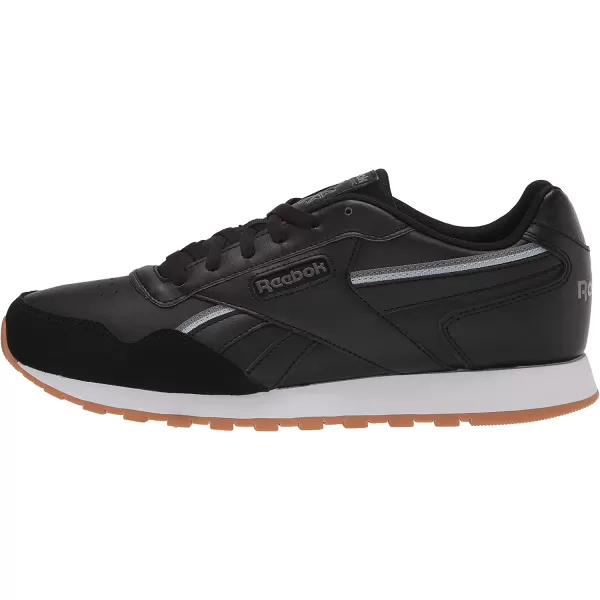 imageReebok Mens Classic Harman Run SneakerBlackPure GreyGable Grey