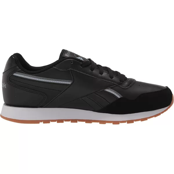 imageReebok Mens Classic Harman Run SneakerBlackPure GreyGable Grey