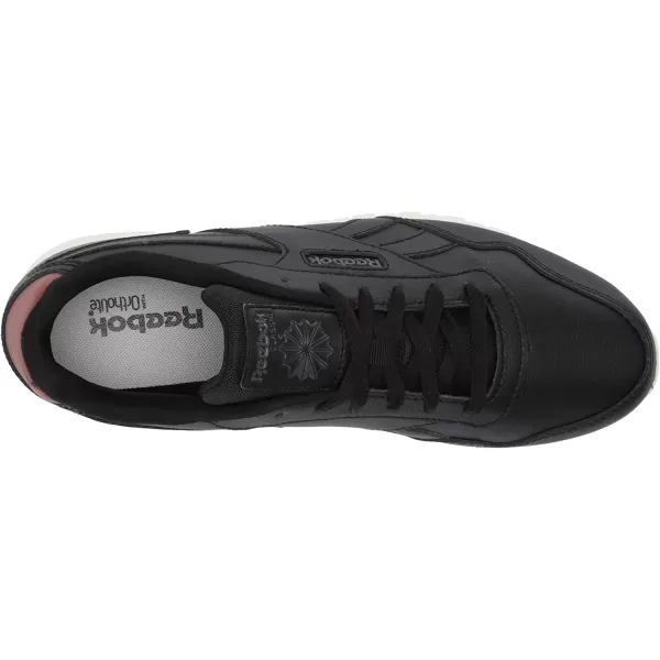 imageReebok Mens Classic Harman Run SneakerBlackTrugr7Chalk