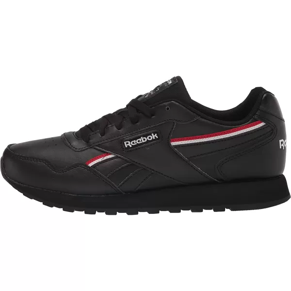 imageReebok Mens Classic Harman Run SneakerBlackVector RedWhite