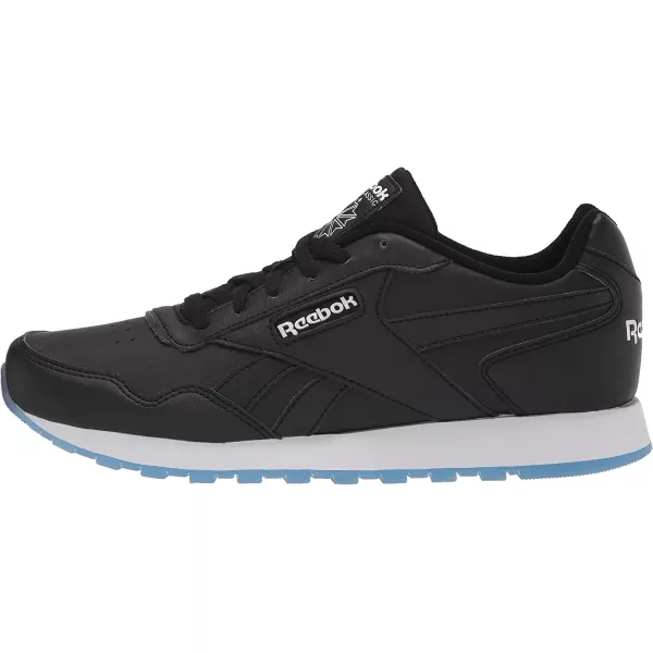 imageReebok Mens Classic Harman Run SneakerBlackWhiteBlue