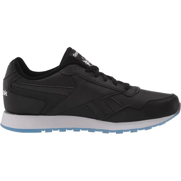 imageReebok Mens Classic Harman Run SneakerBlackWhiteBlue