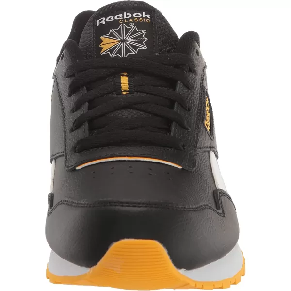 imageReebok Mens Classic Harman Run SneakerBlackWhiteCollegiate Gold