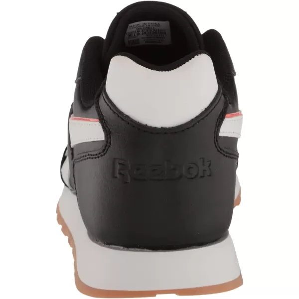 imageReebok Mens Classic Harman Run SneakerBlackWhiteOrange Flare