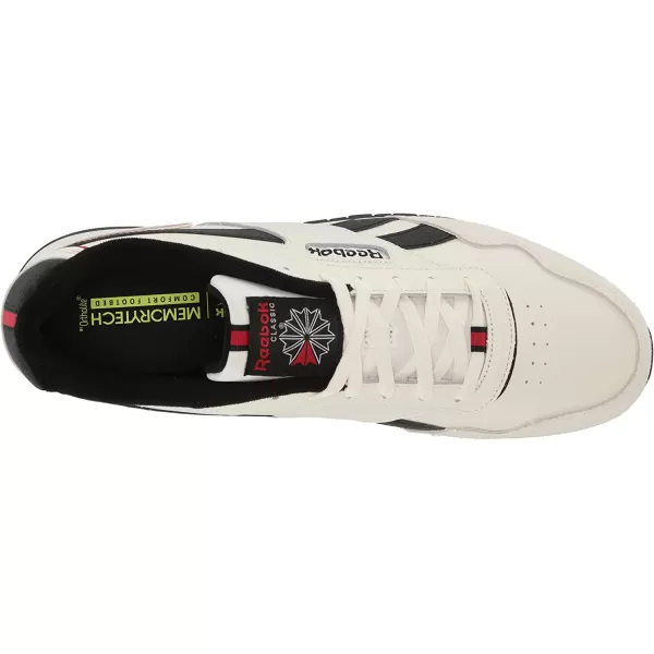 imageReebok Mens Classic Harman Run SneakerChalkBlackVector Red