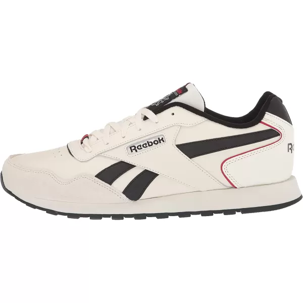 imageReebok Mens Classic Harman Run SneakerChalkBlackVector Red