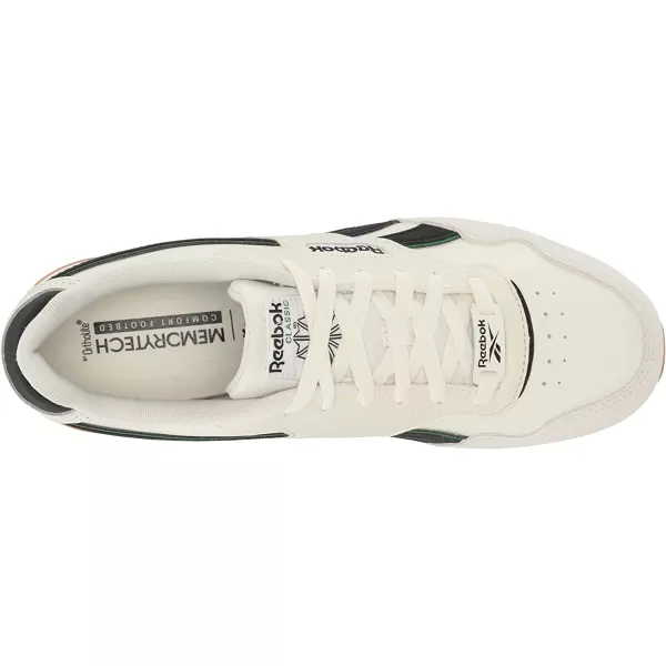 imageReebok Mens Classic Harman Run SneakerChalkGlen GreenBlack