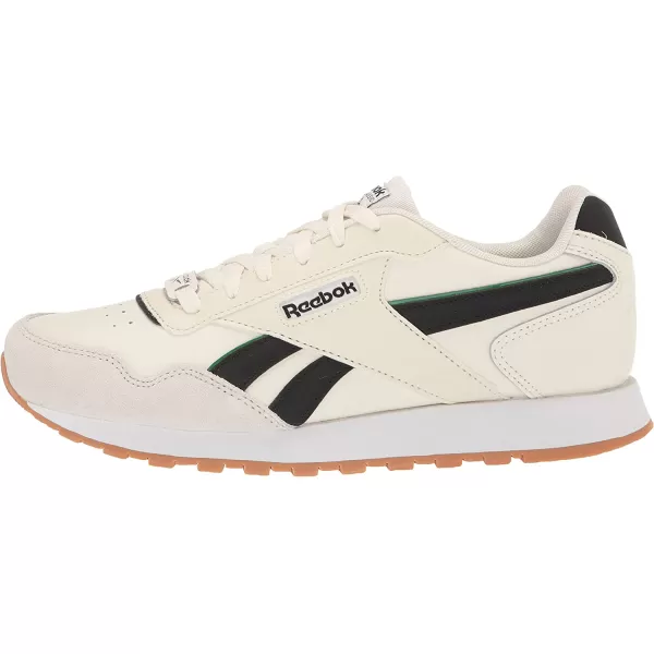 imageReebok Mens Classic Harman Run SneakerChalkGlen GreenBlack