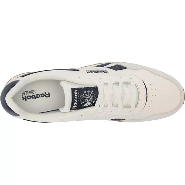 imageReebok Mens Classic Harman Run SneakerChalkVector NavyGum