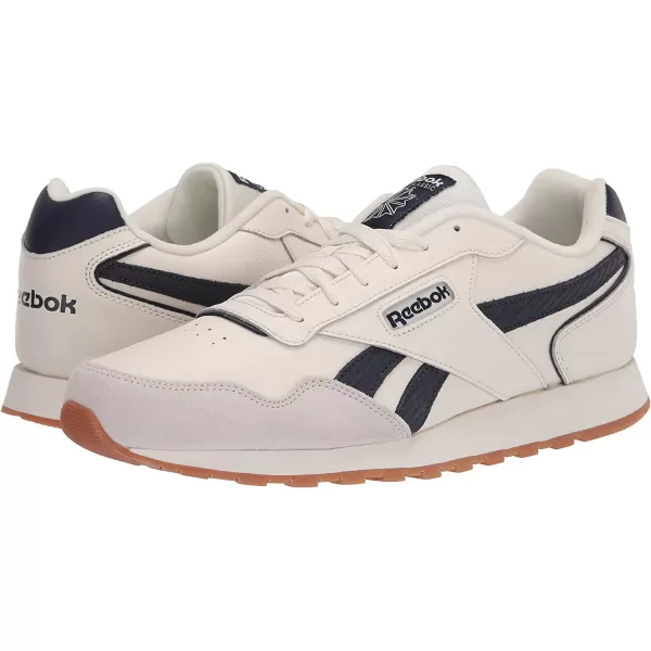 imageReebok Mens Classic Harman Run SneakerChalkVector NavyGum