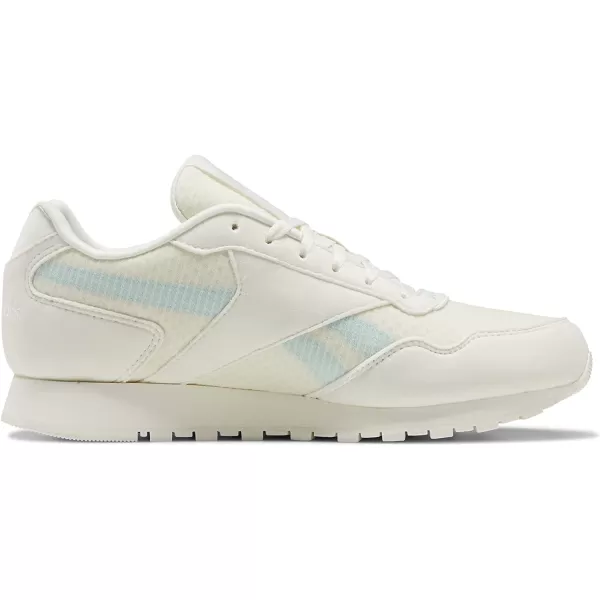 imageReebok Mens Classic Harman Run SneakerClassic WhiteCrystal BlueChalk