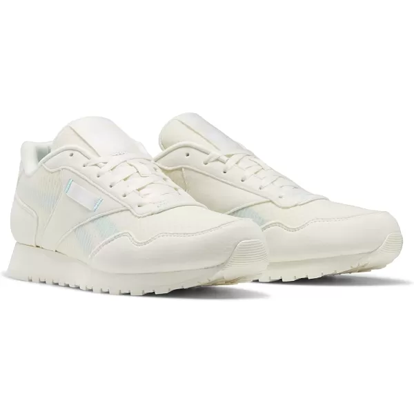 imageReebok Mens Classic Harman Run SneakerClassic WhiteCrystal BlueChalk