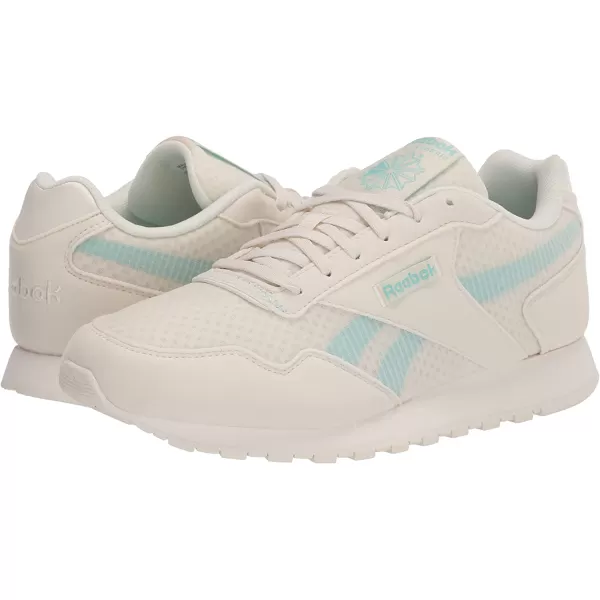 imageReebok Mens Classic Harman Run SneakerClassic WhiteCrystal BlueChalk