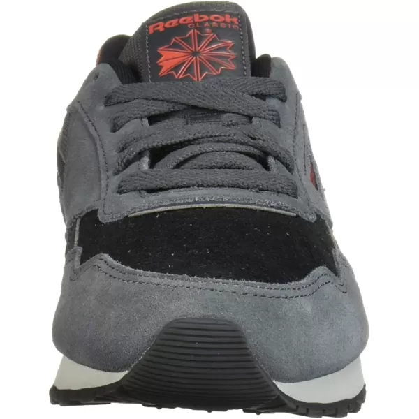 imageReebok Mens Classic Harman Run SneakerCold GreyBlackRedGrey