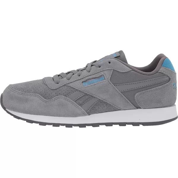 imageReebok Mens Classic Harman Run SneakerCold GreyGreyCyanWhite