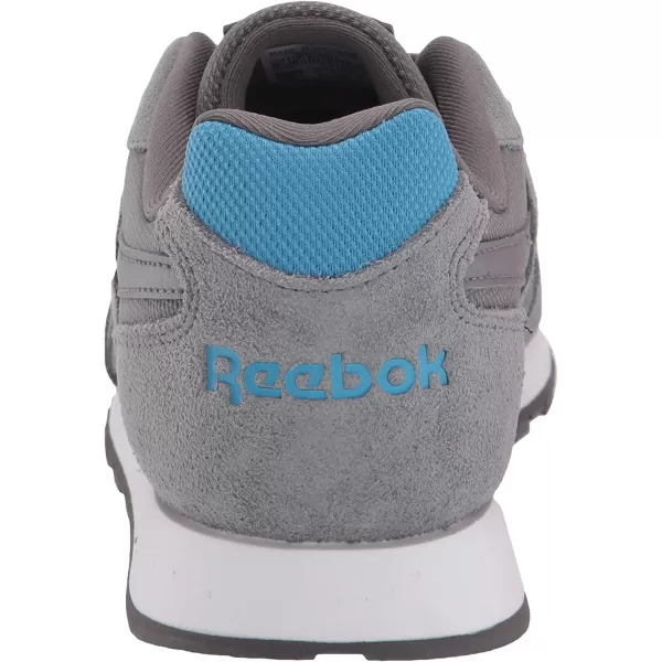 imageReebok Mens Classic Harman Run SneakerCold GreyGreyCyanWhite