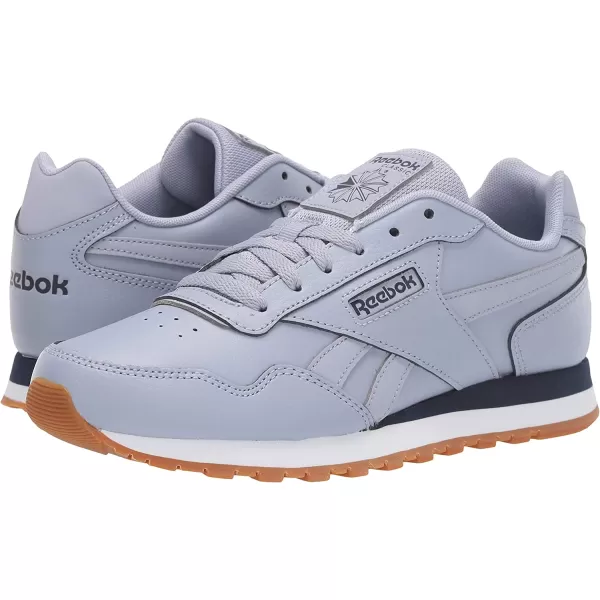 imageReebok Mens Classic Harman Run SneakerDenim DustHeritage NavyWhite