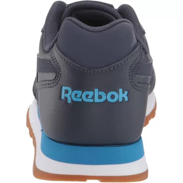 imageReebok Mens Classic Harman Run SneakerHeritage NavyCyanWhite