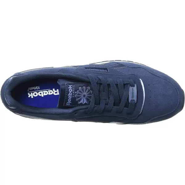 imageReebok Mens Classic Harman Run SneakerHeritage NavyWashWhite