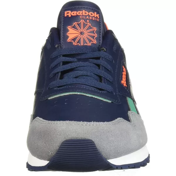 imageReebok Mens Classic Harman Run SneakerNavyGreyEmerald