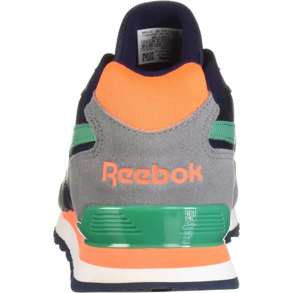 imageReebok Mens Classic Harman Run SneakerNavyGreyEmerald