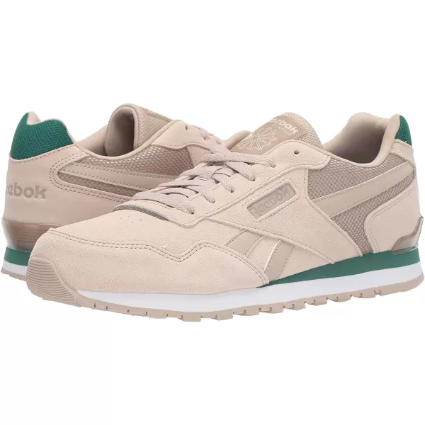 imageReebok Mens Classic Harman Run SneakerSandClover Green