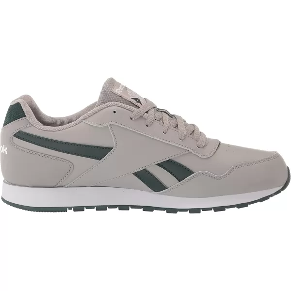 imageReebok Mens Classic Harman Run SneakerSolid GreyWhiteForest Green
