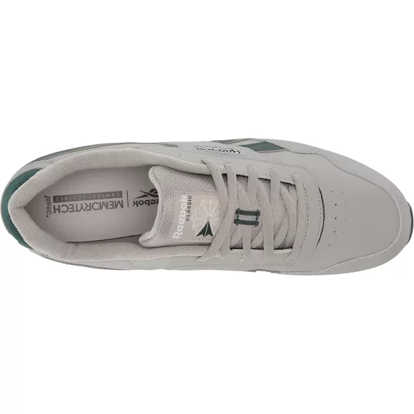 imageReebok Mens Classic Harman Run SneakerSolid GreyWhiteForest Green