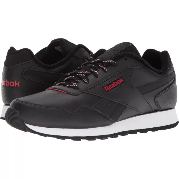 imageReebok Mens Classic Harman Run SneakerUsblackPrimal RedWhite