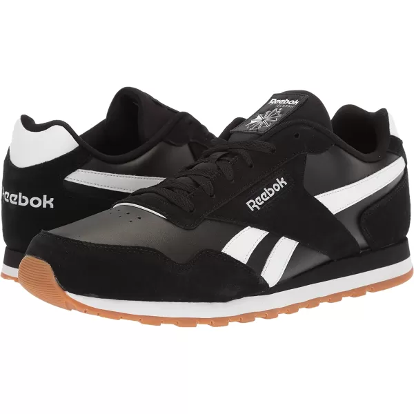 imageReebok Mens Classic Harman Run SneakerUsblackWhiteGum