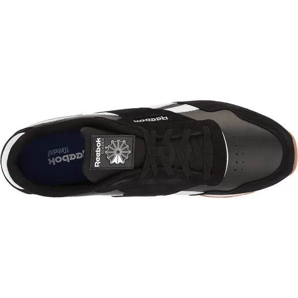 imageReebok Mens Classic Harman Run SneakerUsblackWhiteGum