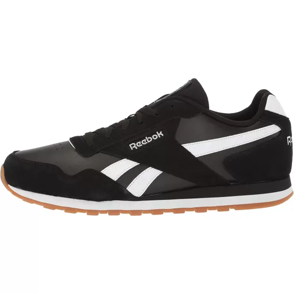 imageReebok Mens Classic Harman Run SneakerUsblackWhiteGum