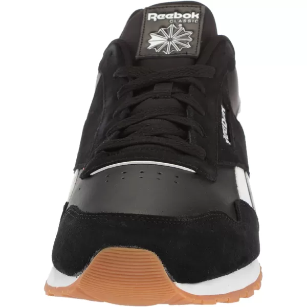 imageReebok Mens Classic Harman Run SneakerUsblackWhiteGum