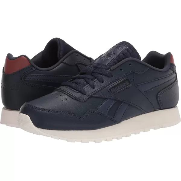 imageReebok Mens Classic Harman Run SneakerVector Navy MelBoulder BrownChalk