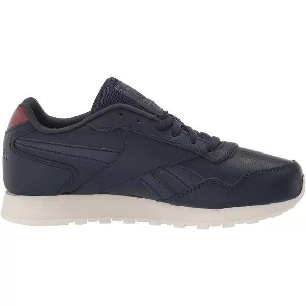 imageReebok Mens Classic Harman Run SneakerVector Navy MelBoulder BrownChalk