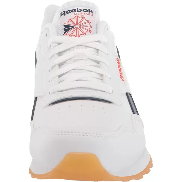 imageReebok Mens Classic Harman Run SneakerWhiteBatik BlueDynamic Red