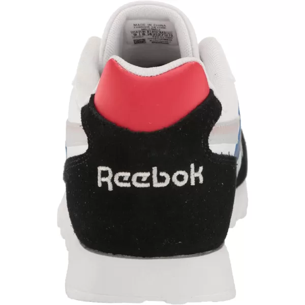 imageReebok Mens Classic Harman Run SneakerWhiteBlackVector Blue