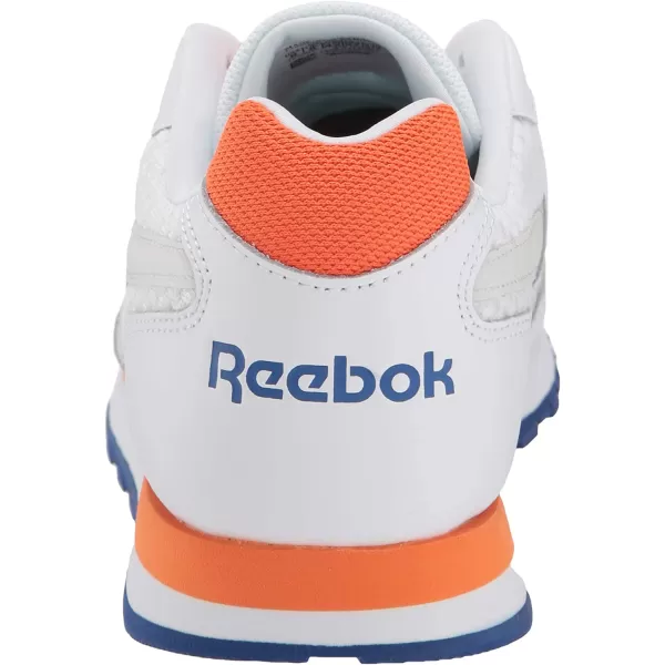 imageReebok Mens Classic Harman Run SneakerWhiteCobaltOrangeGrey