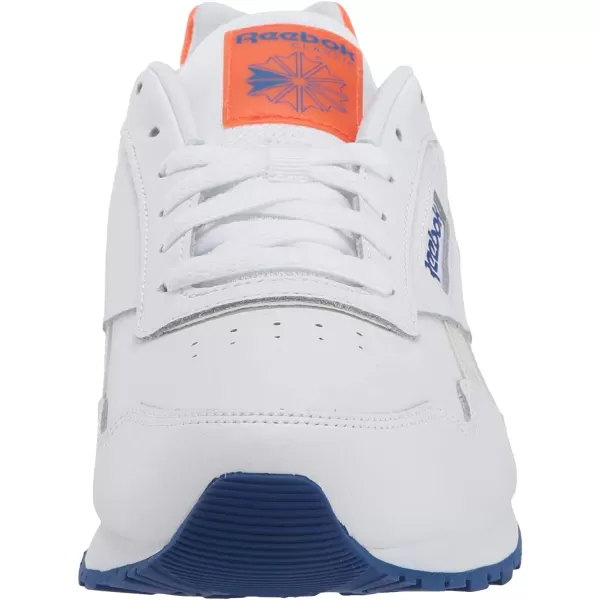 imageReebok Mens Classic Harman Run SneakerWhiteCobaltOrangeGrey