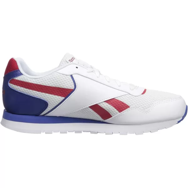 imageReebok Mens Classic Harman Run SneakerWhiteExcellent RedDark Royal