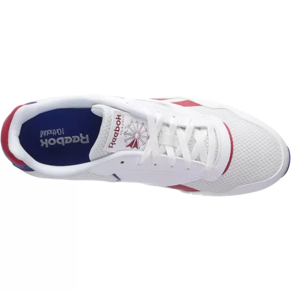 imageReebok Mens Classic Harman Run SneakerWhiteExcellent RedDark Royal