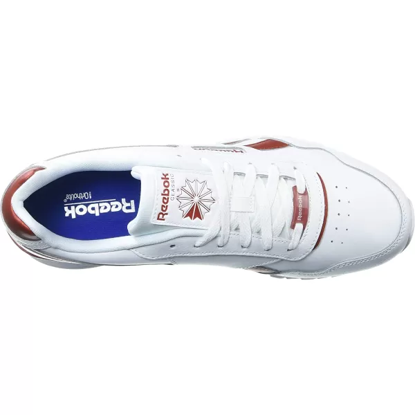 imageReebok Mens Classic Harman Run SneakerWhiteMason Red